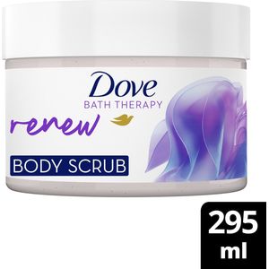 Dove Bath Therapy Renew Milde Body Scrub Wild Violet & Pink Hibiscut 295 ml