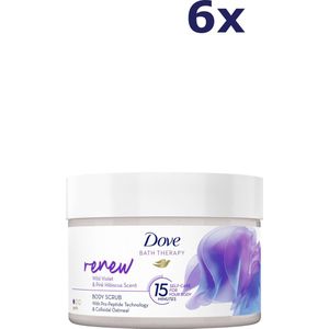 6x Dove Bath Therapy Renew Bodyscrub 295 ml