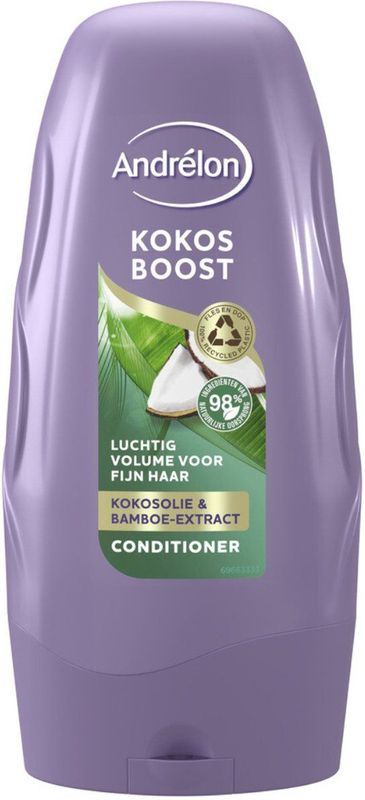 Andrélon - Kokos Boost - Conditioner - Kokosolie - Bamboe Extract