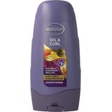 Andrelon - Conditioner Oil & Curl - Crèmespoeling - Voor Krullend Haar - Hydrateert