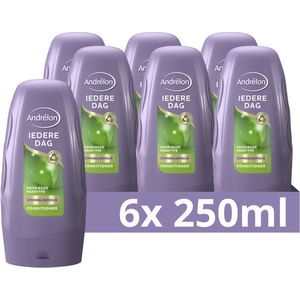 Andrélon Conditioner - Iedere Dag - verrijkt met voedingsrijke zonnebloemolie - 6 x 250 ml