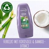 Andrélon Conditioner - Kokos Boost - verrijkt met kokosolie en bamboe-extract - 6 x 250 ml