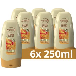 Andrélon Conditioner - Honing Blond - verrijkt met kamille en honing, met uv-filter - 6 x 250 ml