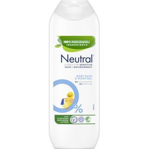 2e halve prijs: Neutral Baby Bad & Wasgel 0% 250 ml