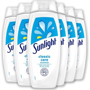 Sunlight Zeep - Badschuim - Classic Care - pH-Huidneutraal - Voordeelverpakking 6 x 675 ml