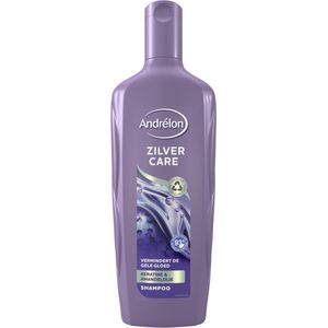 Andrelon - Zilver Care - Shampoo - 300 ml - Voor Blond, Grijs of Wit Haar