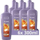 Andrélon Glans Shampoo - 6 x 300 ml - Voordeelverpakking
