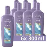 Andrélon 2 in 1 shampoo & conditioner - 6 x 300 ml