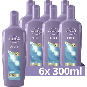 Andrélon 2 in 1 shampoo & conditioner - 6 x 300 ml