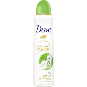 2+2 gratis: Dove Deodorant Spray Go Fresh Cucumber 150 ml