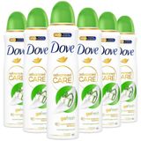 Dove Advanced Care Go Fresh Cucumber & Green Tea Anti-Transpirant Deodorant Spray - 6 x 150 ml - Voordeelverpakking