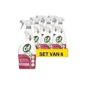 Cif CleanBoost Allesreiniger Spray - 6 x 750 ml - Voordeelverpakking