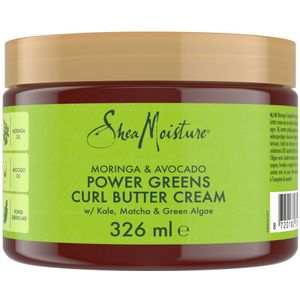 SheaMoisture - Moringa & Avocado Power Greens - Haarcrème - 326 ml