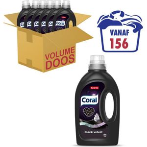 Coral - Wasmiddel - Vloeibaar wasmiddel - Black Velvet - 26wb/1,17L x 6