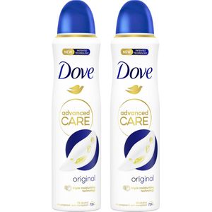 Dove Advanced Care Original Anti-Transpirant Deodorant Spray - 2 x 150 ml - Voordeelverpakking