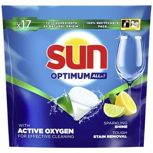 Sun Vaatwascapsules Citroen 17 stuks