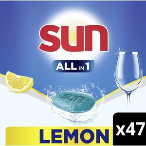 Sun All-in-1 vaatwastabletten Lemon (47 stuks)