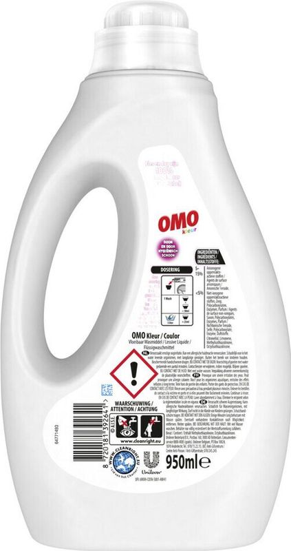 Omo - Wasmiddel Kleur - 950ml - 19 Wasbeurten