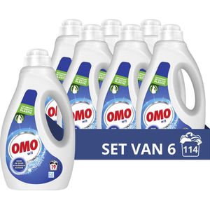 Omo Vloeibaar Wasmiddel - Wit - 6 x 19 wasbeurten