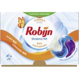 Robijn - 3-in-1 Wascapsules - Stralend Wit - 26 Wasbeurten - 100% Oplosbaar