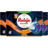 Robijn Classics Black Velvet 3-in-1 Wascapsules - 3 x 26 wasbeurten - Voordeelverpakking