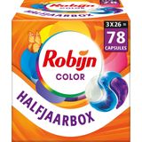 Robijn Classics Color 3-in-1 Wascapsules - 3 x 26 wasbeurten - Voordeelverpakking