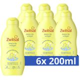 Zwitsal Zeepvrije Wasgel - Baby - met ingrediënten van natuurlijke oorsprong zonder SLES-sulfaat - 6 x 200 ml