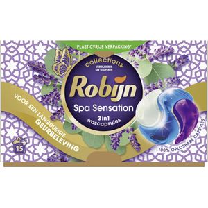 Robijn Wascapsules 3-in-1 Spa Sensation 15 Wasbeurten