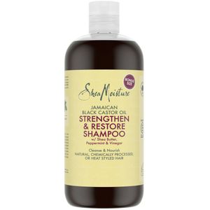 6x Shea Moisture Jamaican Black Castor Oil Strenghten & Restore Shampoo 384 ml