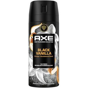 1+1 gratis: Axe Deodorant Bodyspray Black Vanilla 150 ml