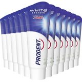 Prodent Tandpasta - White System - met een natuurlijk witmakend ingrediënt dat het tandglazuur reinigt - 12 x 75 ml