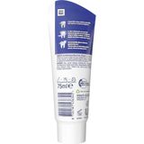 Prodent Tandpasta - White System - met een natuurlijk witmakend ingrediënt dat het tandglazuur reinigt - 12 x 75 ml