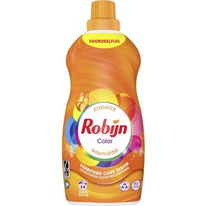Robijn Klein & Krachtig Wasmiddel Color 34 Wasbeurten 1,19 Liter