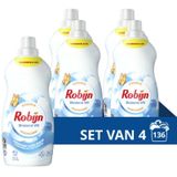 Robijn - Klein & Krachtig Classics - Vloeibaar Wasmiddel - Stralend Wit - 34 Wasbeurten
