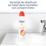 Dove Advanced Care Go Fresh Anti-Transpirant Deodorant Spray - Peach & White Blossom - deo met verbeterde formule met Triple Moisturising-technologie - 6 x 150 ml