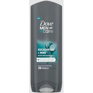 2e halve prijs: Dove Douchegel Men+ Care Eucalyptus + Mint 250 ml