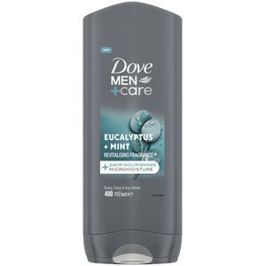 Dove Men+Care Advanced Douchegel voor Gezicht, Lichaam en Haar Eucalyptus & Mint 400 ml