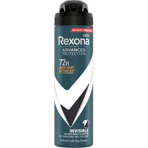 2+2 gratis: Rexona Men Deodorant Spray Advanced Protection Invisible 150 ml