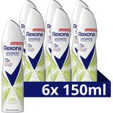 Rexona Women Advanced Protection Anti-Transpirant Spray - Stress Control - met Body Heat Activated Technologie - 6 x 150 ml