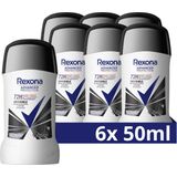 Rexona Deodorant Stick Invisible - 6 x 50 ml - Voordeelverpakking