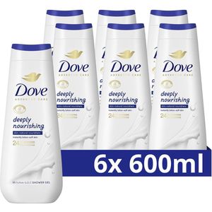Dove - Advanced Care - Verzorgende Douchegel - Deeply Nourishing - 6 x 600 ml