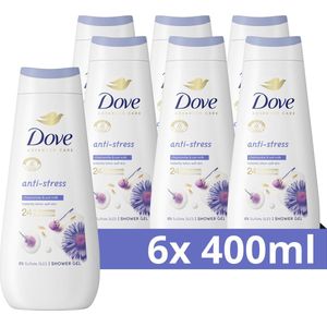 Dove Advanced Care Verzorgende Douchegel - Anti-Stress - 24-uur lang effectieve hydratatie - 6 x 400 ml