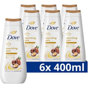 Dove Advanced Care Verzorgende Douchegel - Nourishing Care - 24-uur lang effectieve hydratatie - 6 x 400 ml