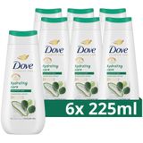 Dove Advanced Care Verzorgende Douchegel - Hydrating Care - 24-uur lang effectieve hydratatiee - 6 x 225 ml