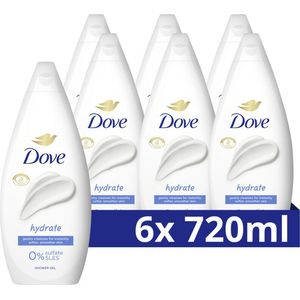 Dove - Essential Care - Verzorgende Douchegel - Hydrate - 6 x 720 ml