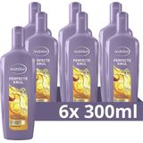 Andrélon Shampoo - Perfecte Krul - verrijkt met arganolie en glycerine - 6 x 300 ml