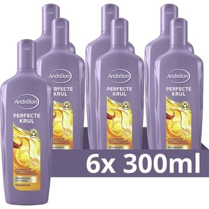 Andrélon Shampoo - Perfecte Krul - verrijkt met arganolie en glycerine - 6 x 300 ml