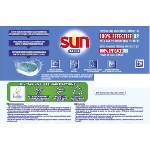 Sun Vaatwastabletten All-in-1 Normaal 19 stuks