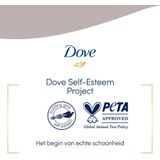 Dove Soothing Caring Bath Badcrème - Amandelolie & Hibiscus - verrijkt met 1/4 hydraterende crème - 6 x 450 ml