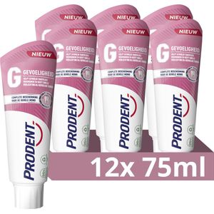 Prodent Tandpasta - Gevoeligheid - met Pro-Zinc Technologie - 12 x 75 ml